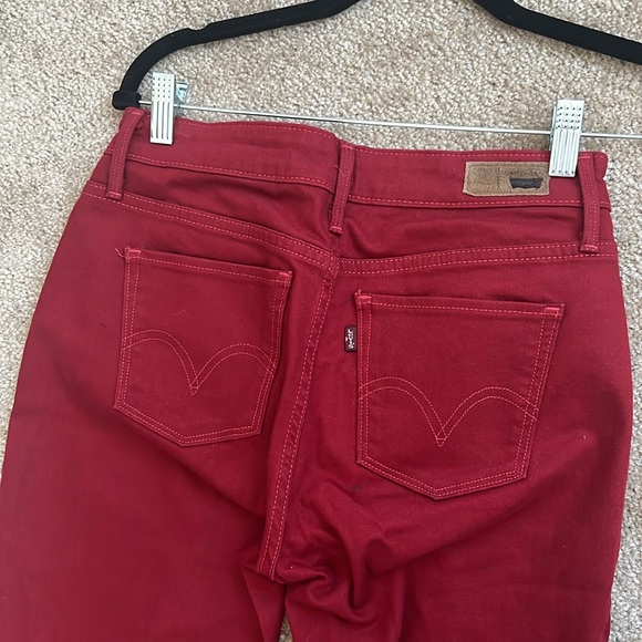 Levi’s - Red Legging Jeans - Women’s 6 - Picture 5 of 8